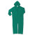 3881 Dominator Coverall, 0.42 mm, PVC/Poly/PVC, Green, 3X-Large (1 EA)