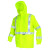 598RJH Luminator Class 3 Breathable Rain Jacket, Poly/PU, Fluorescent Lime, 4X-Large (1 EA)