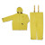Hydroblast Suit Jacket with Attached Hoods and Bib Pants, 0.35 mm, Neoprene/Nylon, Yellow, Large (1 EA)