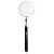 Ullman Telescoping Inspection Mirror, Round, 3-1/4 in dia, 10-1/2 in L to 29-1/2 in L (1 EA / EA)