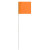 Stake Flags, 4 in x 5 in, 21 in Height, Red (100 EA / BDL)