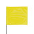 Stake Flags, 4 in x 5 in, 36 in Height, Yellow (100 EA / BDL)