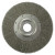Weiler Wide-Face Crimped Wire Wheel, 12 in Dia. x 1 3/4 in W, 0.02 in Steel, 3,000 rpm (1 EA / EA)