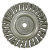 Weiler Roughneck Stringer Bead Wheel, 6 in D x 1/2 W, 30 Knots, .023 Wire, 12,500 rpm (1 EA / EA)