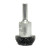 Weiler Stem-Mounted Circular Flared End Brush, Stainless Steel, 3 in x 0.020 in, 16,000 rpm (2 EA / BX)