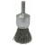 Weiler Vortec Pro Stem Mtd Crimped Wire End Brushes, Stainless, 1 in Dia, .006 Wire (10 EA / CT)