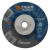Weiler Aluminum Combo Wheels, 4 1/2 in Dia, 5/8 in Arbor, Type 27, 30 Grit, Alum. Oxide (10 EA / PK)