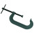 800 Series Forged C-Clamps, Sliding Pin, 1 13/16 in Throat Depth (1 EA)