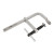 Light Duty F-Clams, 8 in, 4 in Throat, 660 lb Load Cap (1 EA)
