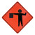 Flagger Symbols, Flagger Symbol, Orange, 36 in L (1 EA)
