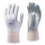 Atlas Assembly Grip 370W Nitrile-Coated Gloves, Medium, Gray/White (1 DZ / DZ)