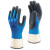 Foam Grip 377 Nitrile-Coated Gloves, 2X-Large, Black/Blue/White (1 DZ / DZ)