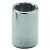 Wright Tool 3/8" Dr. Standard Sockets, 3/8 in Drive, 1/2 in, 12 Points, Chrome-Plated (1 EA / EA)