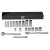 Wright Tool 21 Piece Standard & Deep Socket Sets, 3/8 in, 6 Point (1 SET / SET)