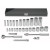 Wright Tool 29 Piece Standard & Deep Socket Sets, 3/8 in, 12 Point (1 SET / SET)