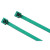 Anchor Brand Metal Detectable Cable Ties, 40 lb Tensile Strength, 8.7 in L, Teal, 100 Ea/Bag (100 EA / BG)
