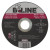B-Line Abrasives Cutting Wheel, 4-1/2 in dia, 0.045 in Thick, 7/8 in Arbor, 60 Grit, Alum Oxide (25 EA / BX)