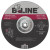 B-Line Abrasives Depressed Ctr Grinding Wheel, 9 in dia, 1/4 in Thick, 5/8 in-11 Arbor, 30 Grit (5 EA / CT)