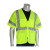 ANSI Type R Class 3 Value Four Pocket Zipper Mesh Vests, Small, Hi-Viz Yellow (50 EA / CA)