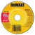 DeWalt Type 27 Depressed Center Wheels, 5 X 1/4 X 7/8, A24R Grit, Aluminum Oxide (25 EA / BOX)