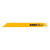 DeWalt Metal Cutting Reciprocating Saw Blades, 8 in, 18 TPI, Straight Back, Bulk (1 EA / EA)