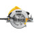DeWalt Lightweight Circular Saw, 120 V, 7-1/4 in dia, 5/8 in Arbor, 15 Amp, 5200 RPM (1 EA / EA)