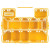 DeWalt Deep Pro Organizers, 13 1/8 in x 14 in x 4 1/2 in, Plastic, Black/Yellow (3 EA / CA)