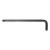 Balldriver L-Wrench Keys, 1/4 in, 5.6 in Long (50 EA / BX)