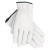 Premium-Grade Leather Driving Gloves, Goatskin, Large, Unlined, Straight Thumb, White (12 PR / DOZ)