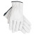 Premium-Grade Leather Driving Gloves, Goatskin, X-Large, Unlined, Straight Thumb, White (12 PR / DOZ)