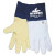 Gloves for Glory, Small, Grain Goatskin/Cowhide, White/Blue (12 PR / DZ)