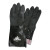 14" BLACK DOUBLE-DIPPEDPVC GLOVES JERSEY LINE (12 PR / DOZ)