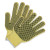 Gauge DuPont Kevlar Plait, Regular Weight Kevlar Gloves, Large, Brown/White (12 PR / DZ)