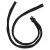 Eyeglass Cords, Snakeskin Black w/Foam Insert (1 EA)