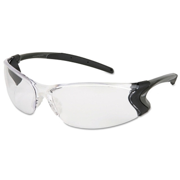 BD1 Dielectric Frameless Safety Glasses, Polycarbonate Clear Lens, MAX6 Anti-Fog, Nylon Temples (12 PR / DZ)