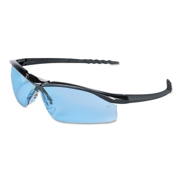 DALLAS Protective Eyewear, Light Blue Lens, Polycarbonate, Black Frame (12 EA / BX)