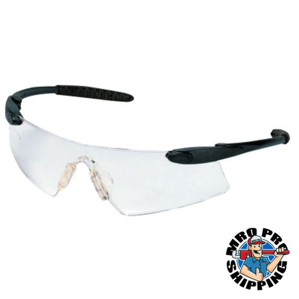 Desperado Protective Eyewear, Clear Lens, Duramass HC, Black/Clear Frame, Nylon (1 PR / PR)