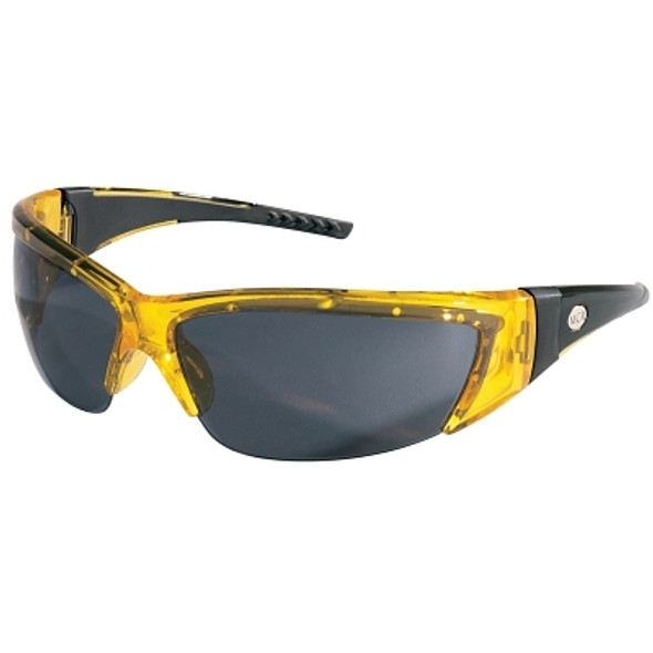ForceFlex Protective Eyewear, Gray Lens, Translucent Yellow Frame (1 EA)