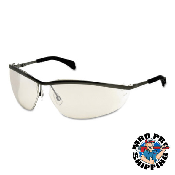Klondike Metal Protective Eyewear, Indoor/Outdoor Mirror Lens, Metal (12 PR / BOX)