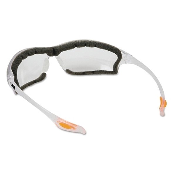 LAW Protective Eyewear, Clear Lens, Duramass Anti-Fog, Clear Frame, Nylon (12 EA / DZ)