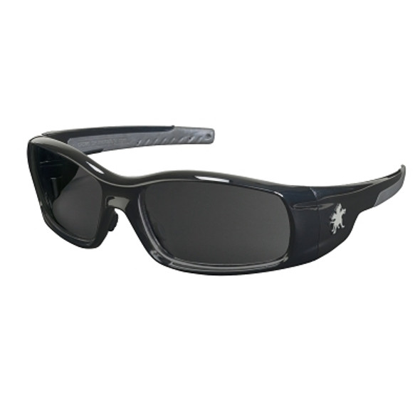Swagger Safety Glasses, Gray Lens, Polarized , Duramass Hard Coat, Black Frame (12 PR / DZ)