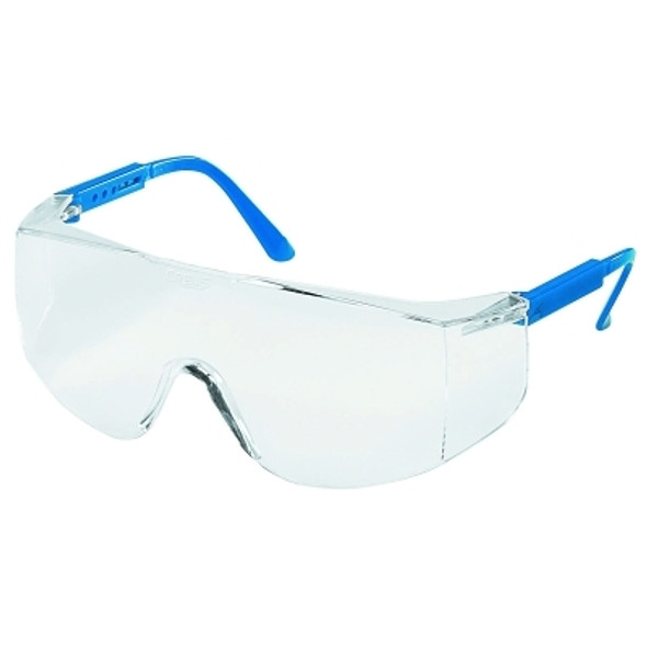 Tacoma Protective Eyewear, Clear Lens, Polycarbonate, Blue Frame (12 EA / BX)