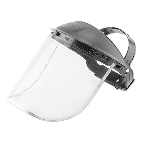 HDG10 Face Shield Headgear, Model K, Clear, Acetate, 12 in x 8 in (1 EA)