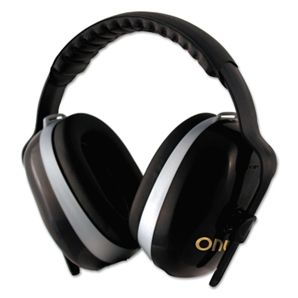 H70 ONYX Earmuffs, 26 dB NRR, Black, Headband (1 EA)