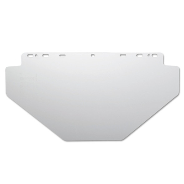 F20 Polycarbonate Face Shield, Unbound, Clear, 10 in x 20 in (1 EA)