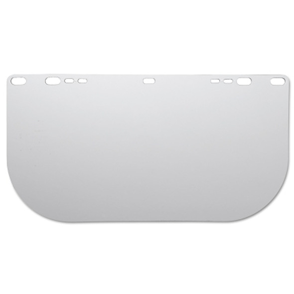 F20 Polycarbonate Face Shield, Unbound Clear, 15-1/2 in x 8 in (36 EA / CA)