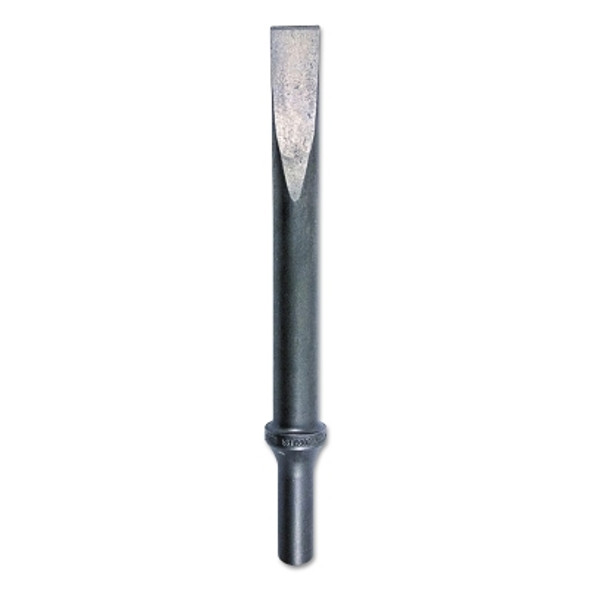 Cold Chisels, 0.498 in Dia., 7 in, Flat Chisel Bit, Round (1 EA)