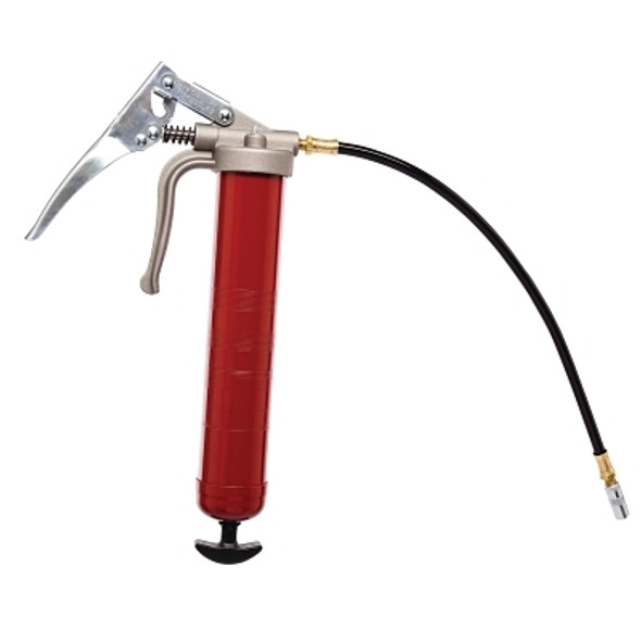 Alemite Professional Pistol Grip Grease Gun, 16 oz, 7500 psi, Hose/Coupler, Grease (1 EA / EA)