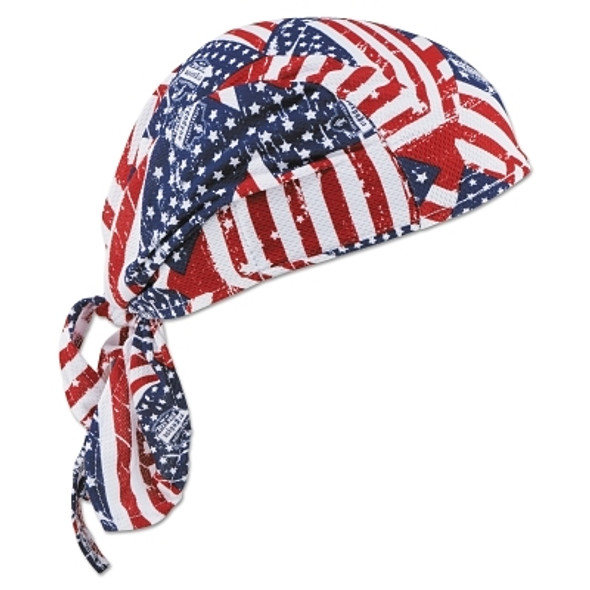 Chill-Its 6615 High-Performance Dew Rags, 6 in X 20 in, Stars/Stripes (1 EA)