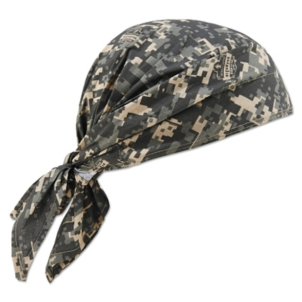 Chill-Its 6710CT Evaporative Cooling Triangle Hats w/ Cooling Towel, Camo (6 EA / CA)